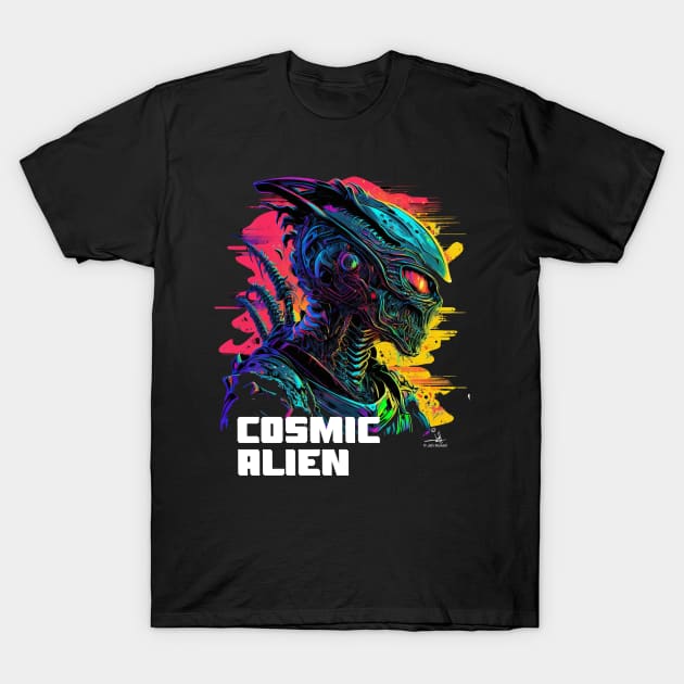 Cosmic Alien T-Shirt by Frightwearfactory